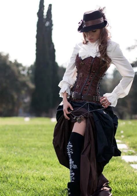 steampunk female costume|victorian steampunk outfits women.